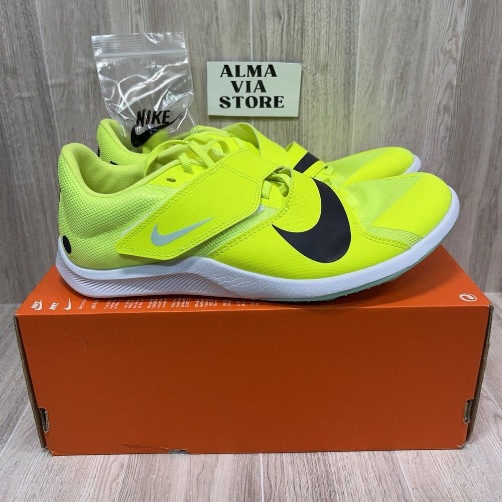 Nike Zoom Rival Track Jumping Spikes Volt Mint Foam DR2756-700 Men’s Size 9